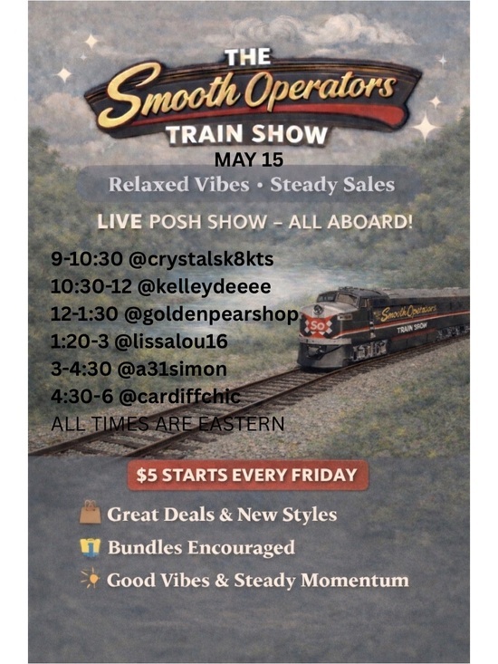 Tops - 🚂 The Smooth Operators 🚂 is LIVE now Every Friday Train Show